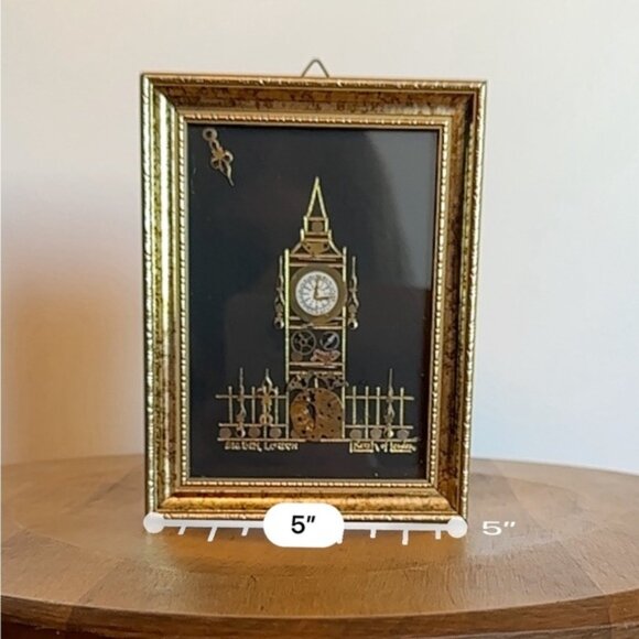 L Kersh of London Horological Collage Art Signed Big Ben Locomotive  Rolls Royce - Picture 4 of 14